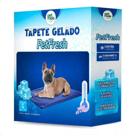 Imagem de Tapete Gelado PetFresh petmais 90x45 para Cães - Tamanho G