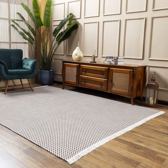 Tapete grande sala / quarto 100% algodão antialérgico 2,00m x 1,40m Menor preço em Tapete grande sala / quarto 100% algodão antialérgico 2,00m x 1,40m