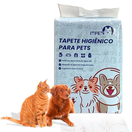 Imagem de Tapete Higiênico Absorvente para Cães  Pacote com 40 Unidades