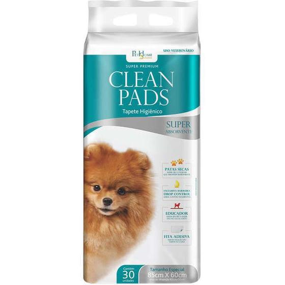 Tapete Higiênico Cães Clean Pads C/30 Unidades Menor preço em Tapete Higiênico Cães Clean Pads C/30 Unidades