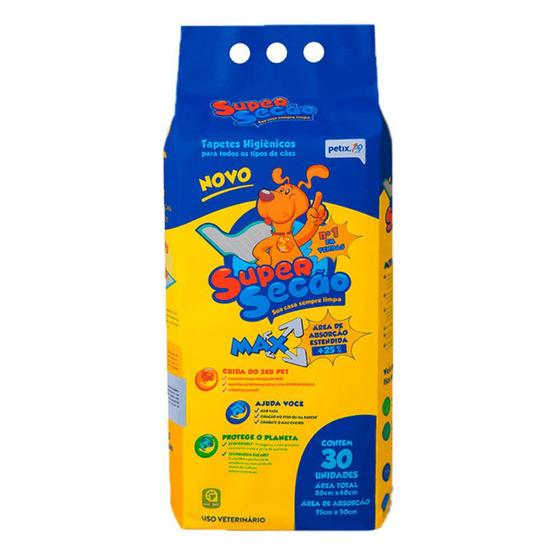 Tapete Higiênico Cães Super Secão Max Petix C/30 Unidades Menor preço em Tapete Higiênico Cães Super Secão Max Petix C/30 Unidades