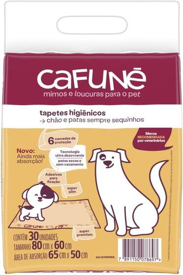 Imagem de Tapete higienico cafune super premium 80x60cm 30un