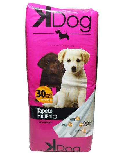 Imagem de Tapete Higiênico Com Atrativo Inibidor De Odor Cheiro Com 30 Unid Para Cães Cachorro Filhote Absorvente Com Atrativo Gel Absorvente Com Adesivo