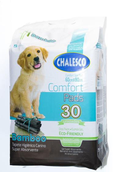 Imagem de Tapete Higiênico Comfort Bamboo C/ 30 Un. Chalesco