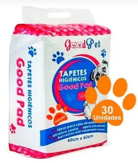 Imagem de Tapete Higienico Good Pad P/ Cães E Gatos 60x60 Com 30