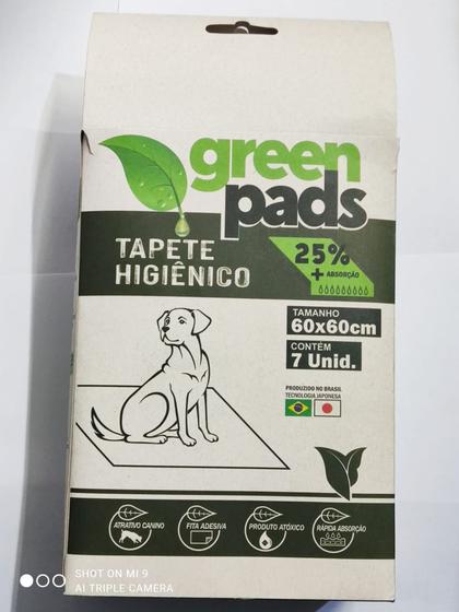 Tapete higienico green pads 7 und 60x60 - Greenpads Menor preço em Tapete higienico green pads 7 und 60x60 - Greenpads