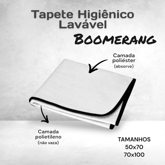 Imagem de Tapete higiênico lavável boomerang