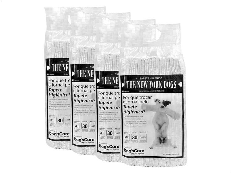Tapete Higiênico P/cães Jornal The New York 80x60cm - 120un Menor preço em Tapete Higiênico P/cães Jornal The New York 80x60cm - 120un