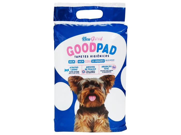 Imagem de Tapete Higiênico P/cães Tapetinho Descartável Good Pad 60x60 Petlike - 30 Unid