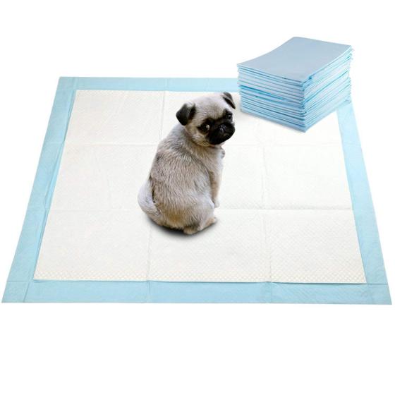 Imagem de Tapete Higiênico para Cachorro 80x60cm ultra absorção de 1L pack com 30un