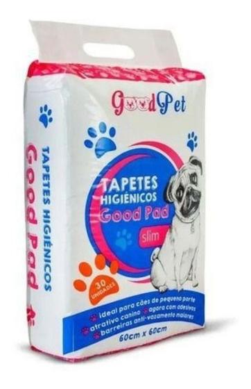 Imagem de Tapete Higiênico Para Cães e Gatos Good Pad 60x60 C/ 30 Unidades  - Good Pet