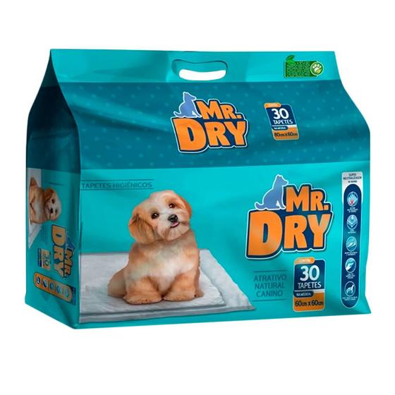 Imagem de Tapete Higiênico para Cães Mr Dry com 30 Unidades