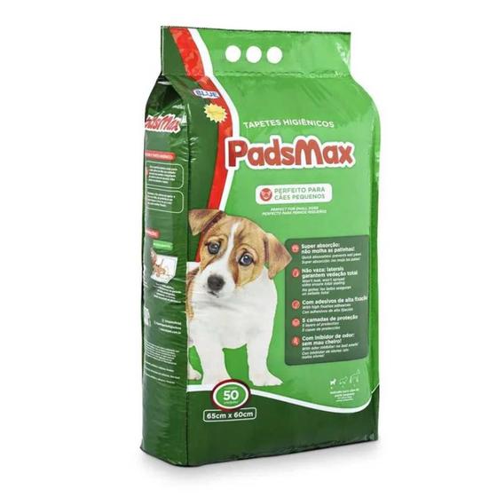 Imagem de Tapete higiênico para cães Pads Max 65x60 cm 50 unidades