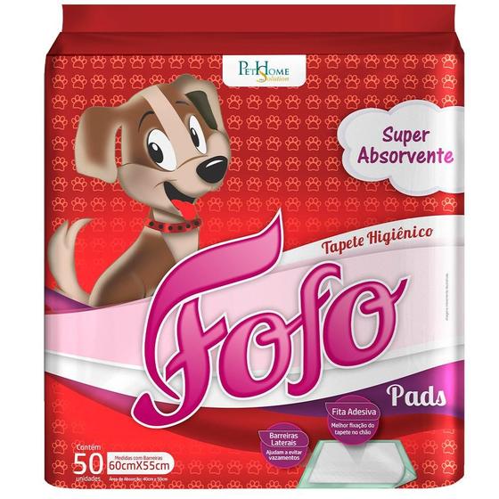 Imagem de Tapete Higiênico São Francisco Fofo Pads para Cães - 50 Unidades