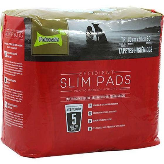 Imagem de Tapete Higiênico Slim Pads - Embalagem Com 30 Unidades - Petmais