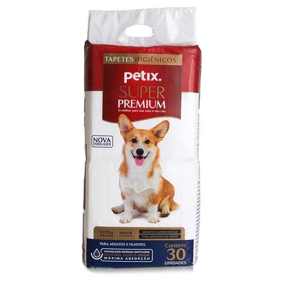 Imagem de Tapete Higiênico Super Premium Petix Para Cães - 30 Unidades
