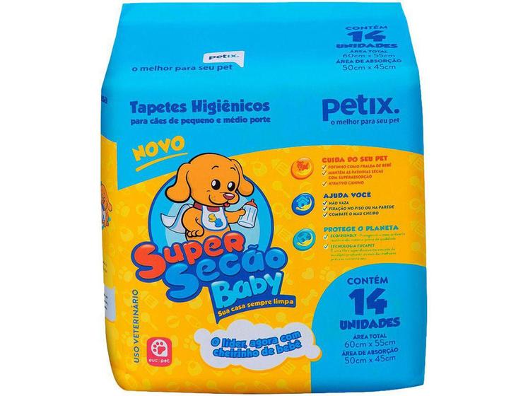 Imagem de Tapete Higiênico Super Secão Baby  - 14 Unidades