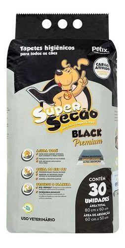 Imagem de Tapete higienico super secao black 30un