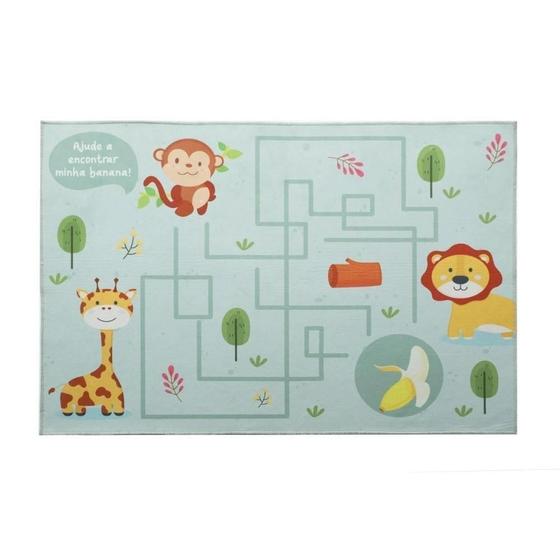 Imagem de Tapete Infantil 70X100 Joy Zoologico Jolitex