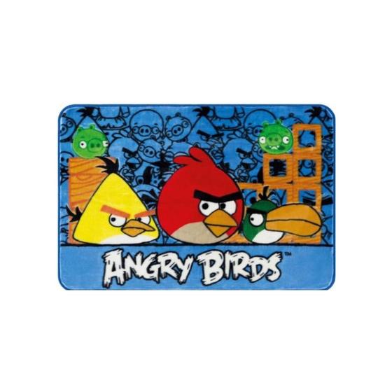 Imagem de Tapete Infantil Angry Birds Rashel Toque Super Macio - Jolitex
