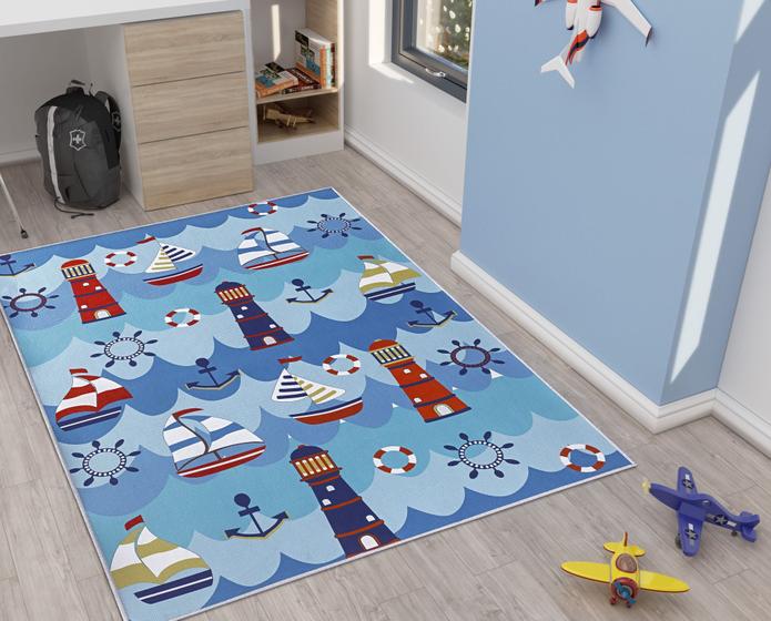 Imagem de Tapete Infantil Criança Kids Decoração Quarto Menino Menina Antiderrapante