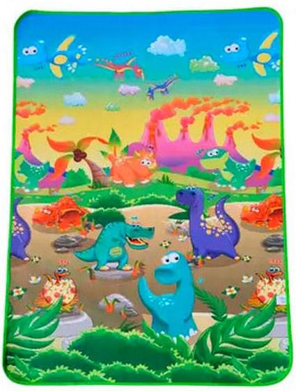Imagem de Tapete Infantil De Atividades Emborrachado Térmico 120 X 180 Cm Colorido Tatame Educativo Para Bebê 
