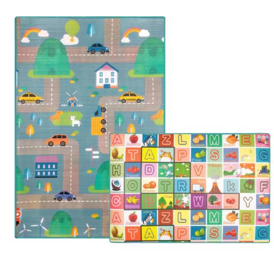 Tapete Infantil De Atividades Impermeável Dupla Face ABC Carros - Ibimboo Menor preço em Tapete Infantil De Atividades Impermeável Dupla Face ABC Carros - Ibimboo
