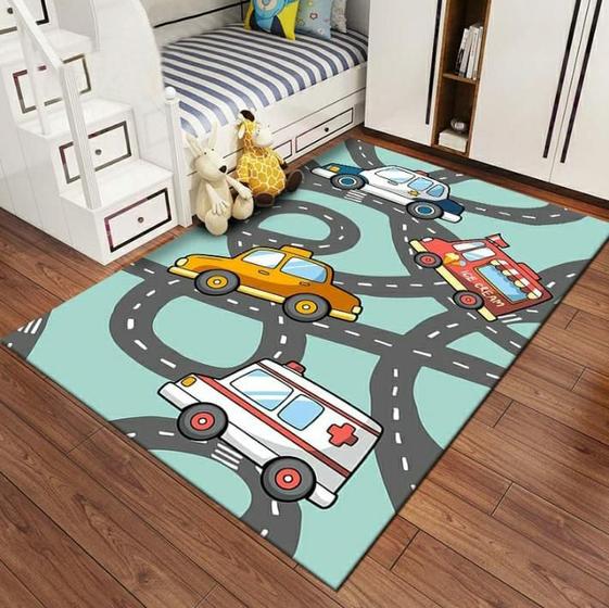 Imagem de Tapete Infantil Decorativo Kids Para Quarto Sala 1,40x1,00