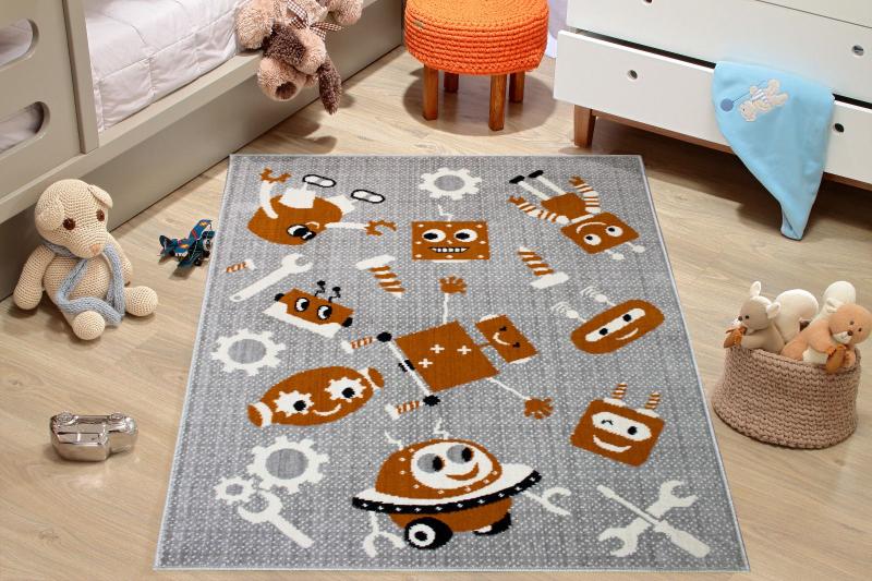 Imagem de Tapete infantil quarto 1,00 x 1,50 pelo macio toque veludo menina menino 100% antiderrapante lancer