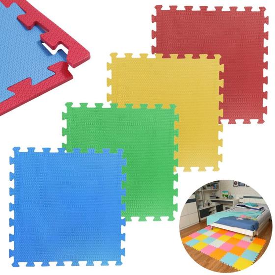 Imagem de Tapete Infantil Tatame Eva Colorido 4 Pecas Play Mat  Evamax 