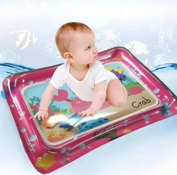 Imagem de Tapete Interativo Bebê Água Inflável Almofada Color Baby