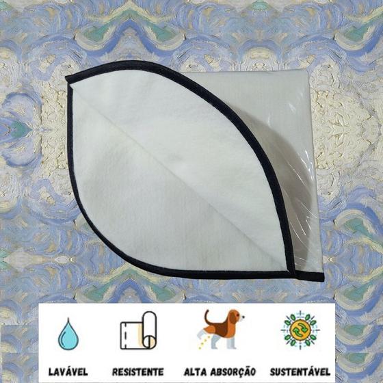 Imagem de Tapete Lavável Pet, tamanho G, 90 x 100 cm, 05 unidades.