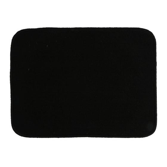 Imagem de Tapete Linear Preto 60x45cm - ACASA