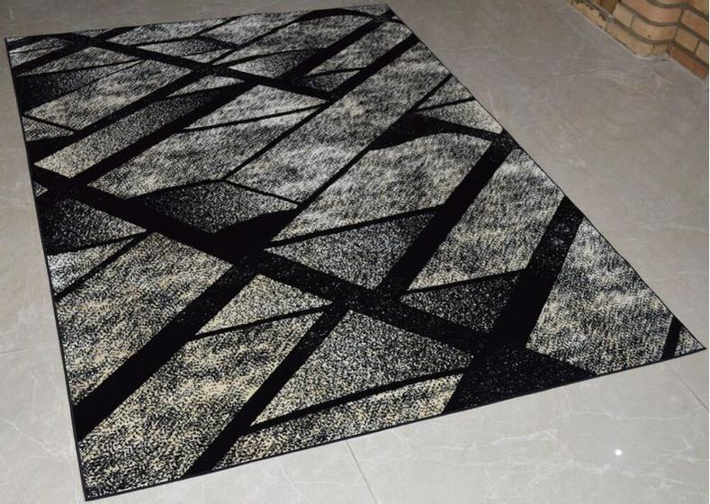 Imagem de Tapete Marbella Rayza Nuance Mancy 200x250cm Black/Creme