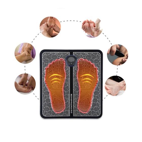 Imagem de Tapete Massageador Preto Ems Para Fisioterapia E Relaxamento