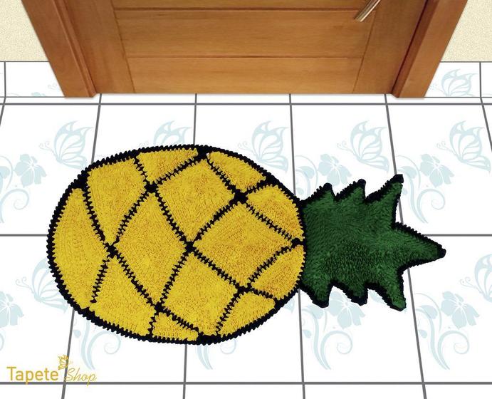 Imagem de Tapete multiuso formato abacaxi - Frufru