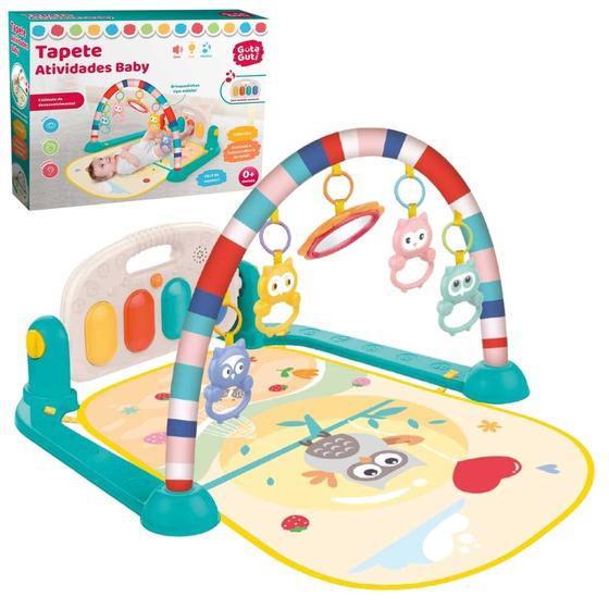 Imagem de Tapete Musical Infantil de Atividades para Bebê Piano Mobile DM Toys DMB6748