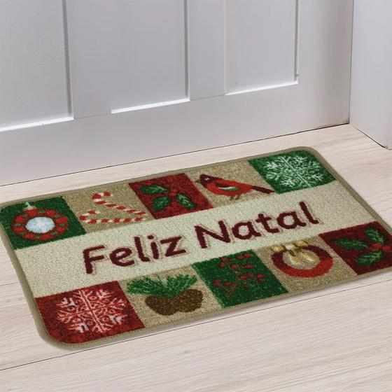 Tapete Natal Natalino Entrada Porta 40x60 Des. 011 - Niazitex - Tapete de  Natal - Magazine Luiza