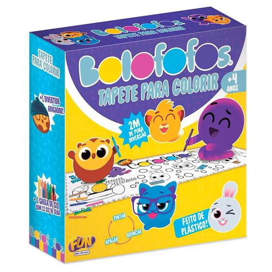 Imagem de Tapete para Colorir Infantil - Bolofofos - Fun Divirta-se