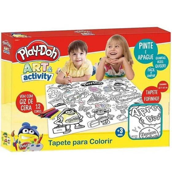 Imagem de Tapete Para Colorir - Play-Doh - Art e Activity BARAO