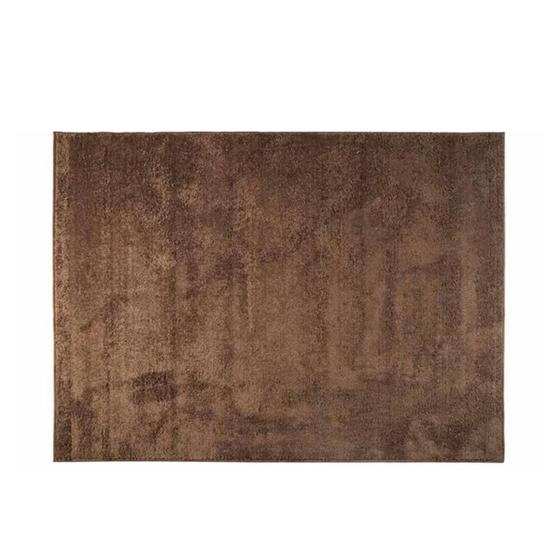Imagem de Tapete Para Sala E Para Quarto Emborrachado Super Macio 2x3 Marrom Apolo Antiderrapante