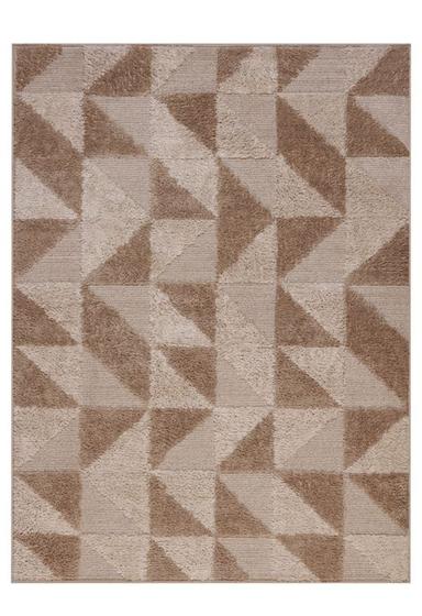 Imagem de Tapete Para Sala Jazz Antiderrapante Alto Relevo Felpudo Pelo Baixo 2,00m x 2,50m Des 06 Trigo Oasis