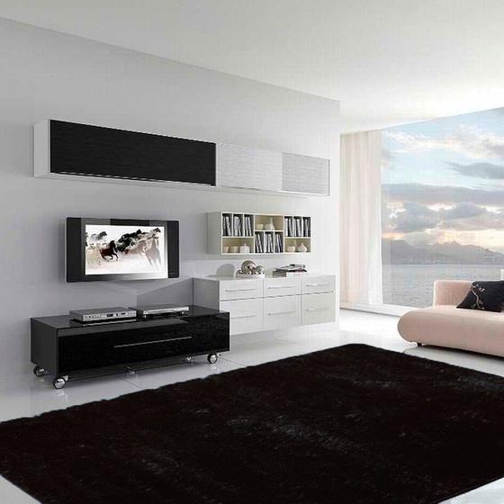 Imagem de Tapete para Sala Premium 100x140cm Preto