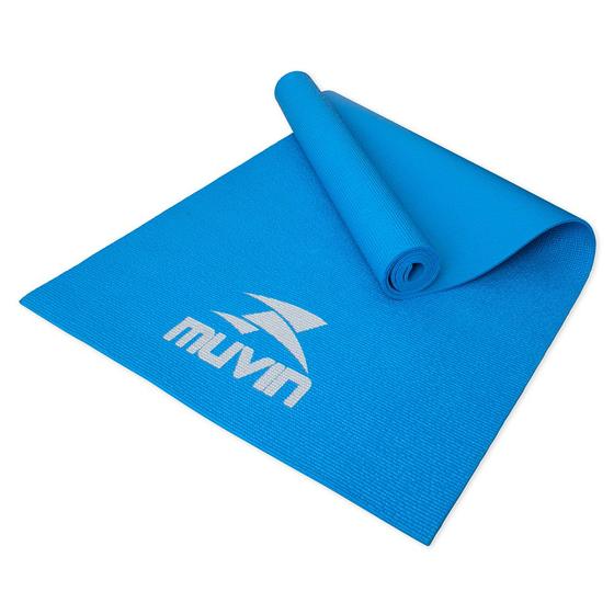 Imagem de Tapete Para Yoga em PVC Muvin  Tamanho 168cm x 61cm x 0,4cm  Colchonete Pilates RPG Ginástica - Leve Lavável