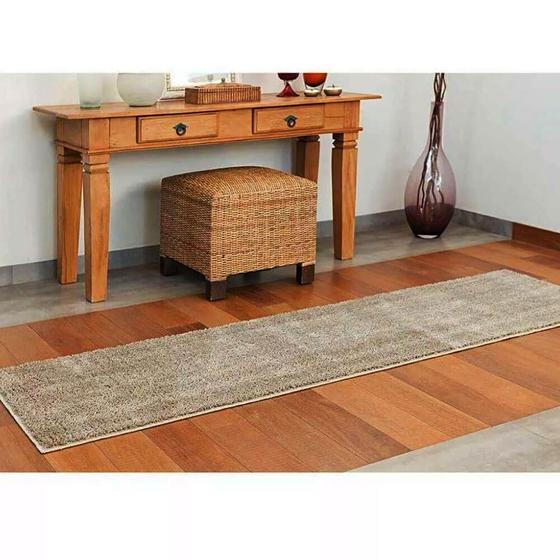 Tapete Passadeira Classic 50 x 180 cm Trigo Bege Menor preço em Tapete Passadeira Classic 50 x 180 cm Trigo Bege
