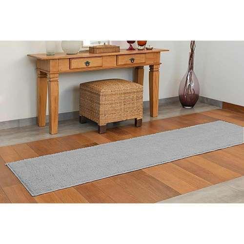 Tapete Passadeira Classic 66 x 230 cm Cinza Menor preço em Tapete Passadeira Classic 66 x 230 cm Cinza