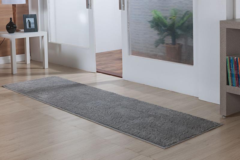 Tapete Passadeira Quarto e Sala com Antiderrapante 2,0m x 0,5m Classic Oasis Cinza Menor preço em Tapete Passadeira Quarto e Sala com Antiderrapante 2,0m x 0,5m Classic Oasis Cinza