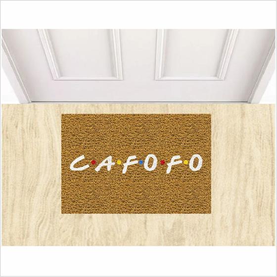 Imagem de Tapete Personalizado antiderrapante Cafofo Casa 0,60 X 0,40 cm.