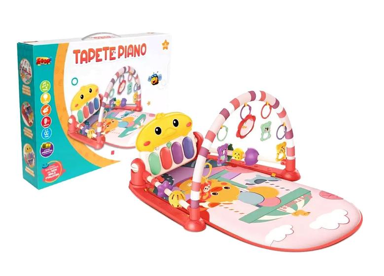 Imagem de Tapete Piano Musical Bebê Brinquedo Infantil Acessórios