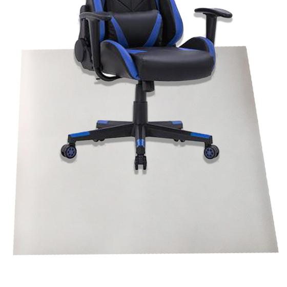 Imagem de Tapete Protetor De Piso Flexível P/Cadeira contra Riscos Dello 120x100cm Escritório Home Office